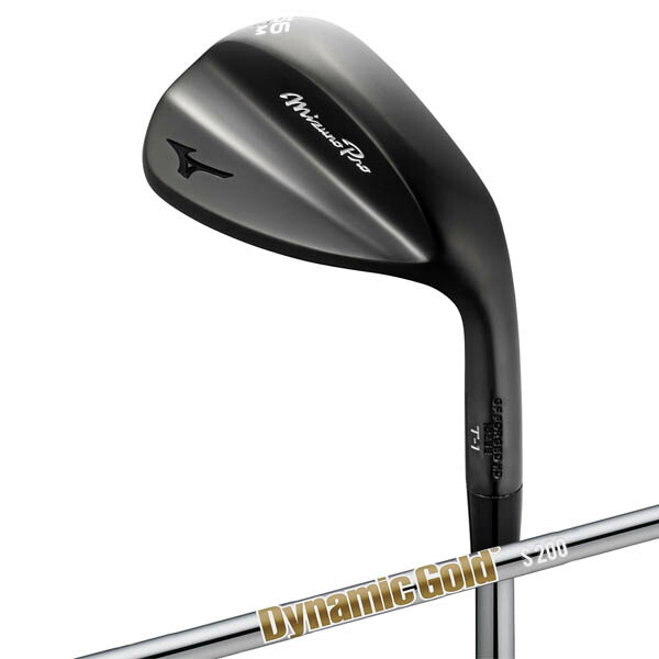 ミズノ メンズ Mizuno Pro T-1 ブラックIP ウェッジ ダイナミックゴールド HT スチールシャフト MIZUNO GOLF 日本正規品【25】｜パワーゴルフ（PowerGolf）