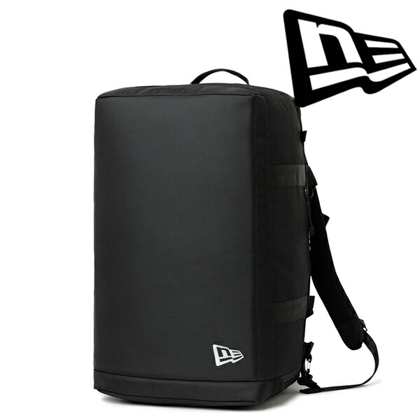 NEWERA ドラムダッフルバッグ40Lブラック ×ホワイト 12108726 NEWERA
