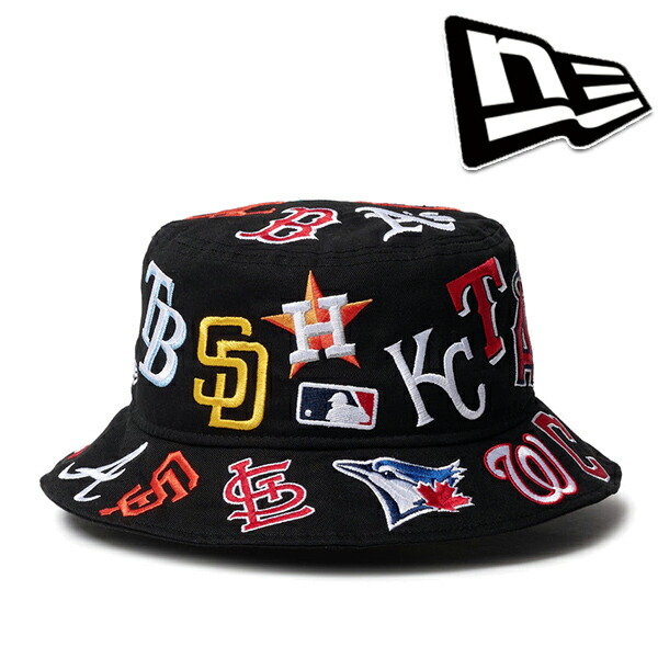 ニューエラ メンズ BUCKET01 ALL OVER MLB ハット 14521658【25】