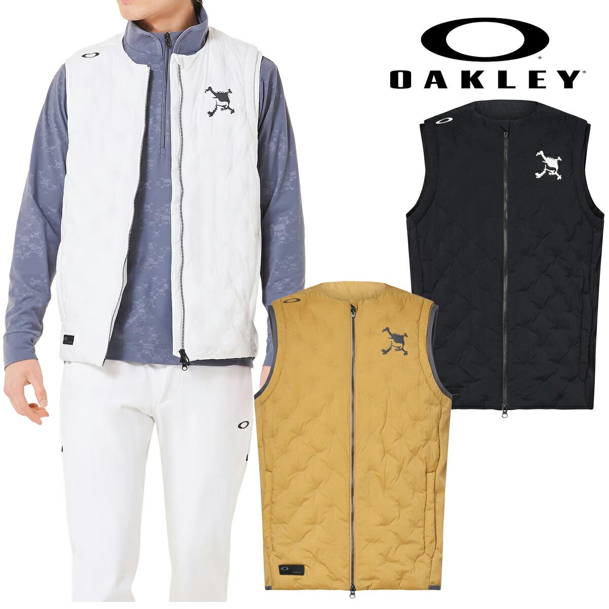 楽天市場】オークリー ゴルフ ウェア メンズ スカル ベスト【OAKLEY