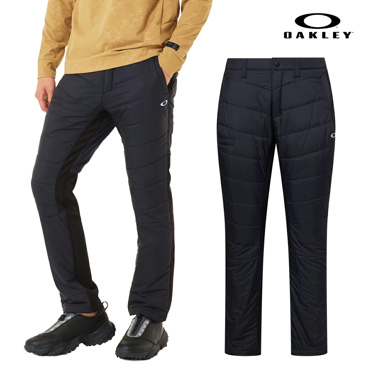 y2k OAKLEY 中綿ナイロンパンツ ドローコード スカル テック系 y2k OAKLEY 中綿ナイロンパンツ ドローコード スカル テック系 【楽天