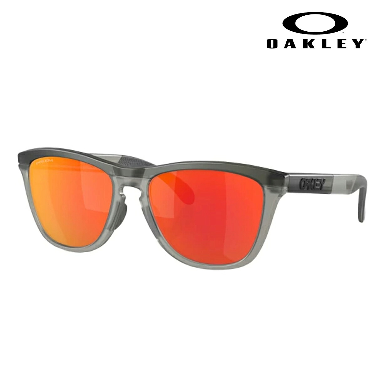 オークリー FROGSKINS RANGE (A) MATTE GREY SMOKE/GREY INK PRIZM RUBY サングラス OO9284A-0155 OAKLEY【23】|パワーゴルフ(PowerGolf)