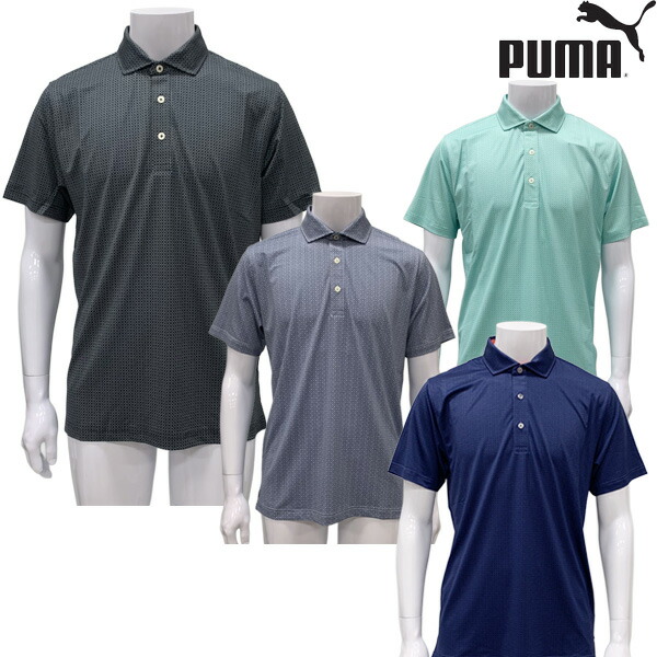 プーマゴルフ 2025年春夏モデル MATTR TILE 半袖 ポロシャツ 631989 PUMA GOLF 【25】