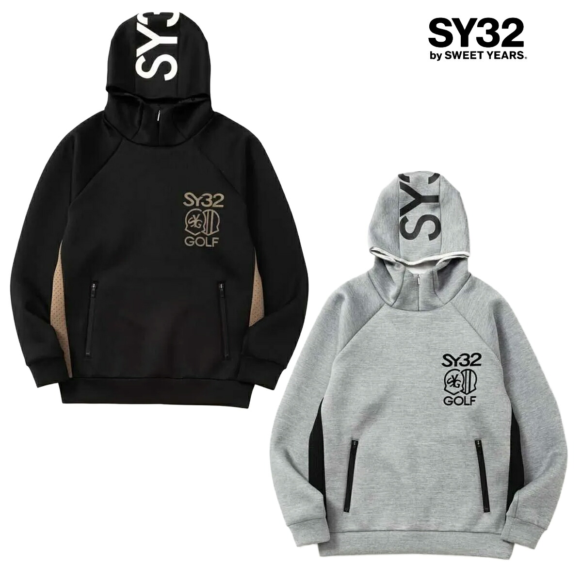 SY32 2025年秋冬モデル メンズ CARDBOARD EMBLEM PT HOODIE フーディー SYG-25A1-06 スウェット トレーナー【25】｜パワーゴルフ（PowerGolf） 20,350円