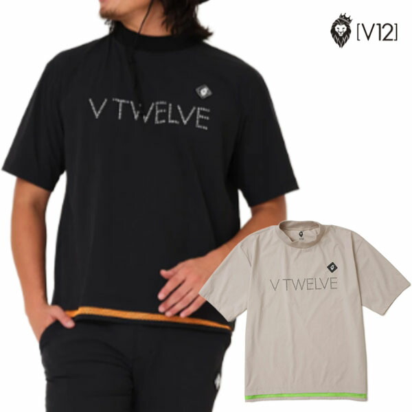 V12 V TWELVEメンズ モックネック吸水速乾 2025モデル 楽天市場】V12 ゴルフ V TWELVE（2025春夏新作！）LAY MOCK