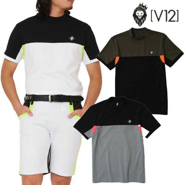 楽天市場】V12 2024年春夏モデル メンズ MONOGRAM 半袖 モック