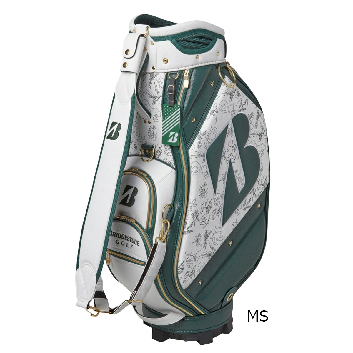 ブリヂストン メンズ 26 BSG メジャーコレクション キャディバッグ 4.8kg 9.5型 47インチ対応 5分割 ネームプレート付属 刻印タイプ CB2671 キャディーバッグ【26SS】