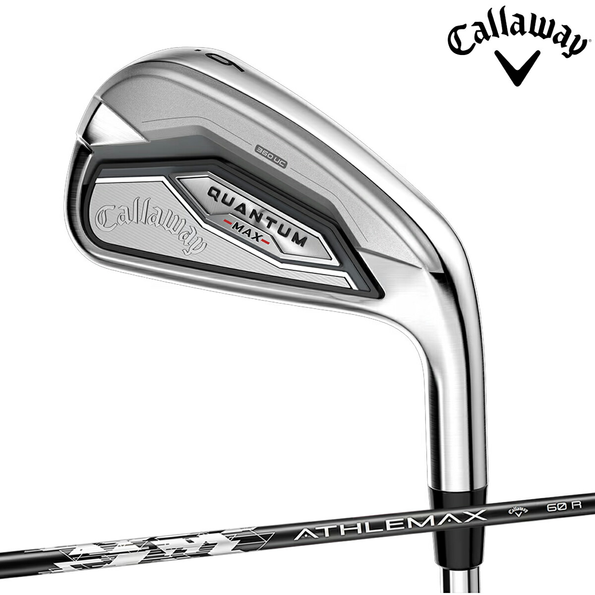 キャロウェイゴルフ メンズ クアンタム QUANTUM MAX アイアン 5本組(6-9、PW) ATHLEMAX 60 カーボンシャフト アイアンセット【26SS】