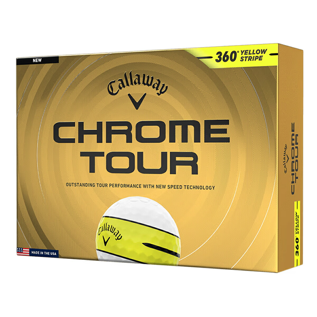 キャロウェイゴルフ クロム ツアー 360 CHROME TOUR ゴルフボール 1ダース【26SS】