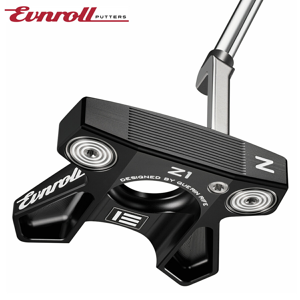 EVNROLL メンズ イーブンロール ZERO 続きもの パター Z1 Blk High MOI Mallet KBS CT周遊旅行パター 120 足取り受け答え 0.370 スチール写真立て坑 EVNROLL 周遊旅行タック ネオ 黒いこと手持ち部分【26SS】