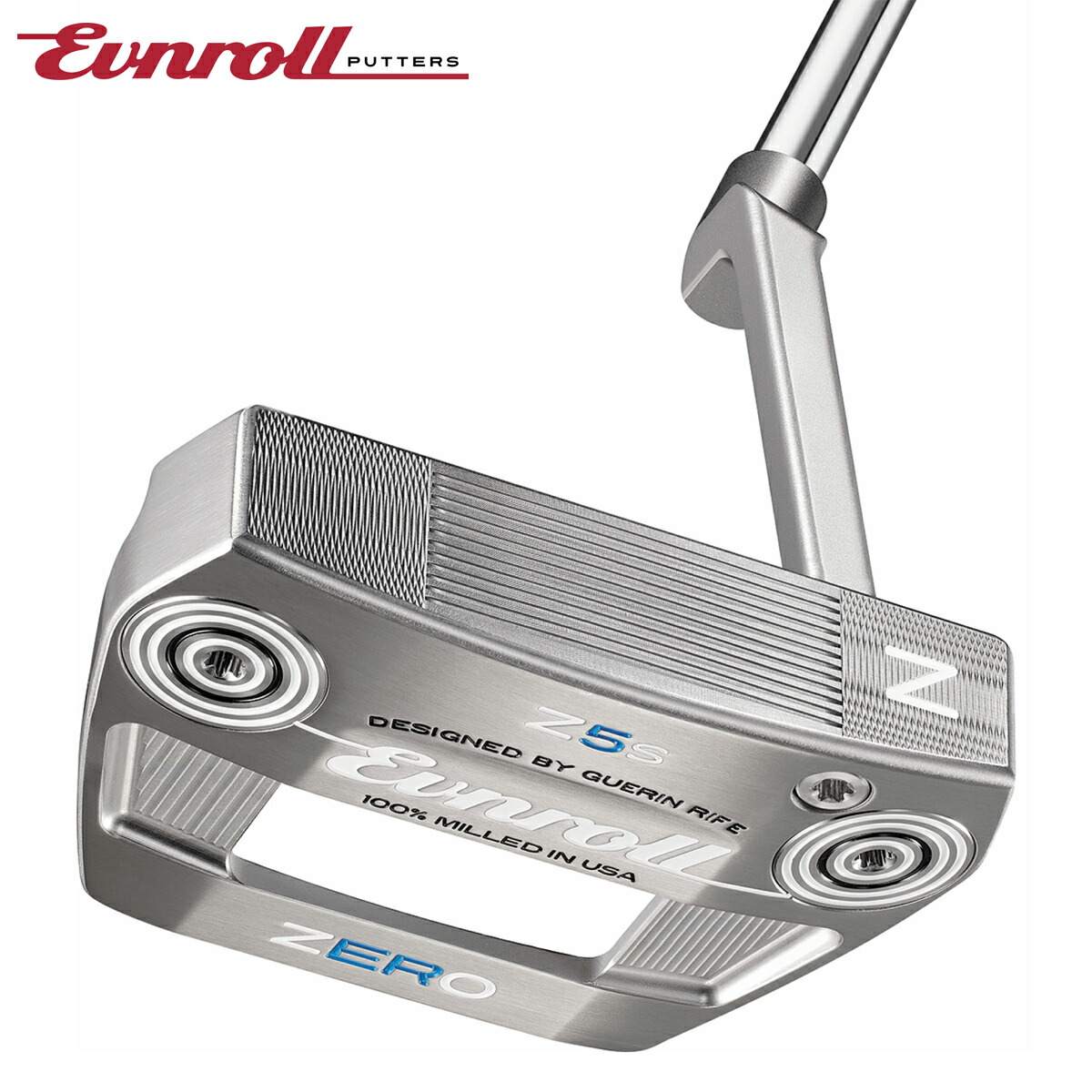 EVNROLL メンズ イーブンロール ZERO 続きもの パター Z5s Winged Full Mallet KBS CT周遊旅行パター 120 足取り受け答え 0.370 スチール写真立て坑 EVNROLL 周遊旅行タック ネオ 白いこと・黒いこと 手持ち部分【26SS】