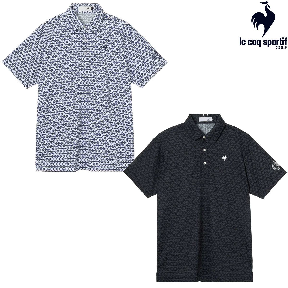 ルコック 2026年春夏模範例 メンズ 【MID SUMMER1】照合のしるし柄 半袖プルオーバー LG6SHS18M【26SS】