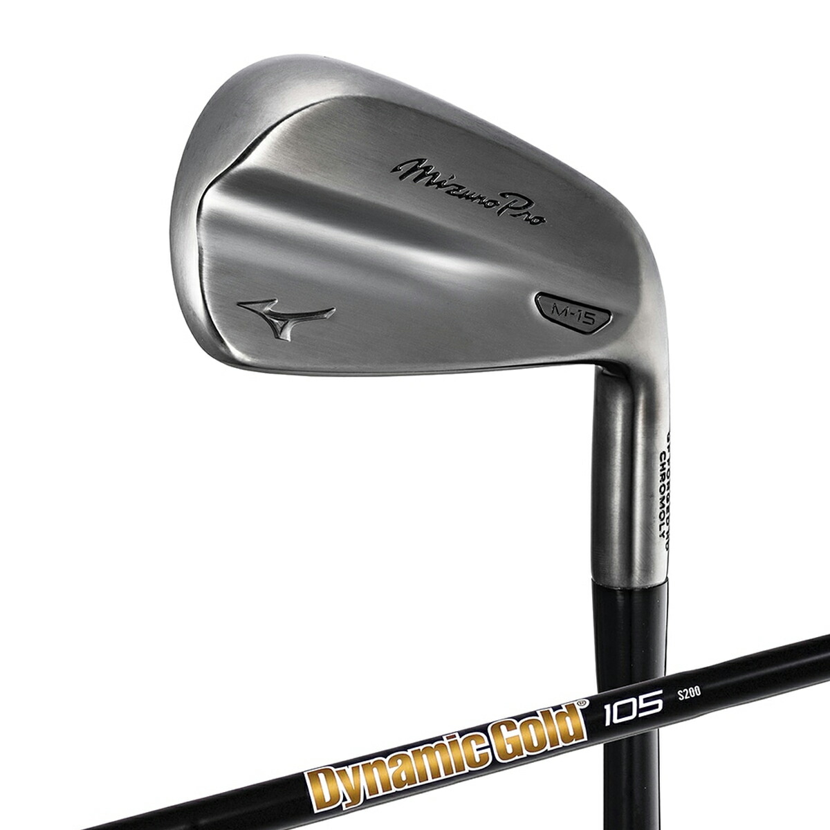 ミズノ メンズ ミズノ労働者階級 Mizuno Pro M-15 薄墨色 アイアン 単品（＃4、GW） ダイナミックゴールド 105 ONYX BLACK スチール写真立て坑【26SS】
