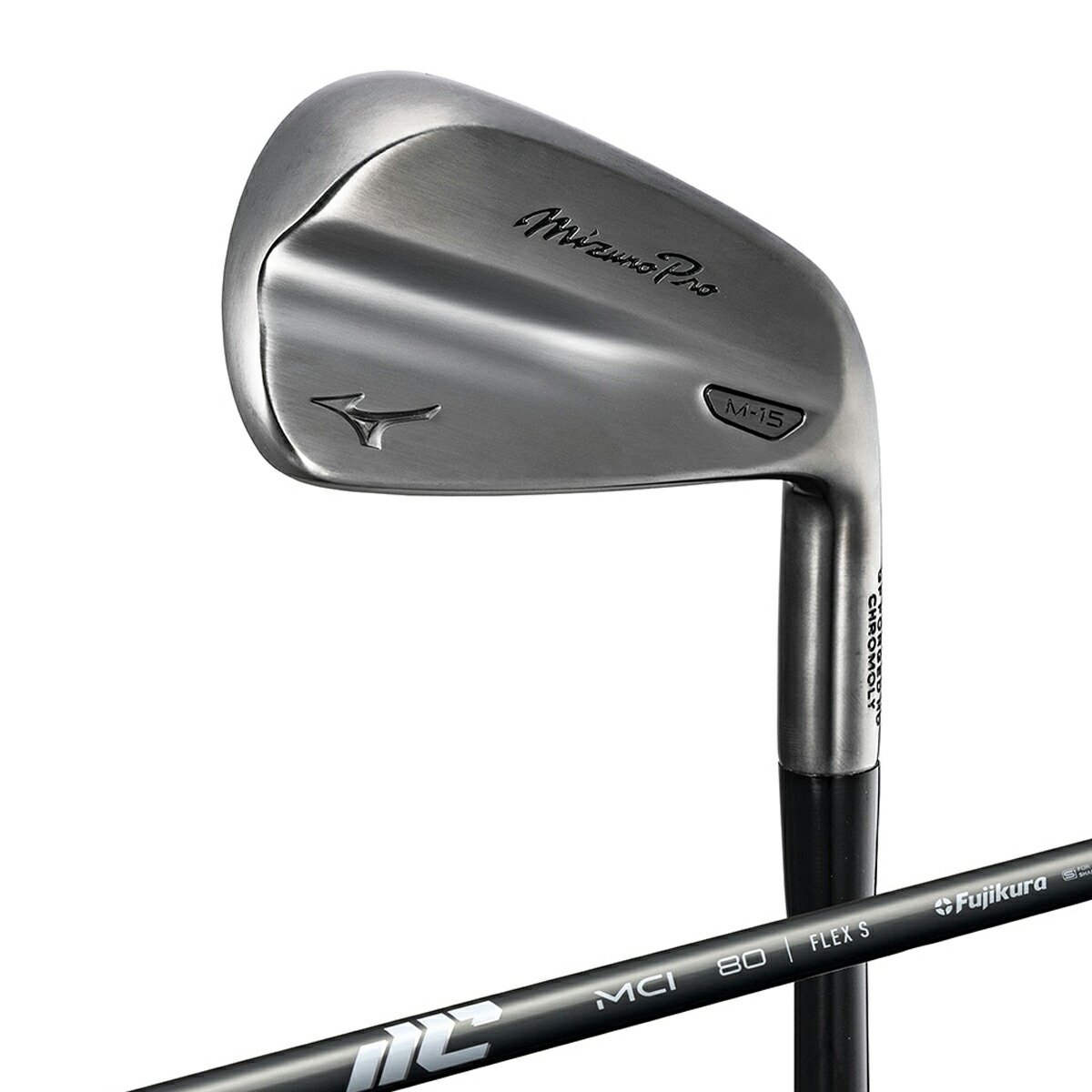 ミズノ メンズ ミズノプロ Mizuno Pro M-15 グレー アイアン 単品（＃4、GW） 25 MCI 80 カーボンシャフト【26SS】
