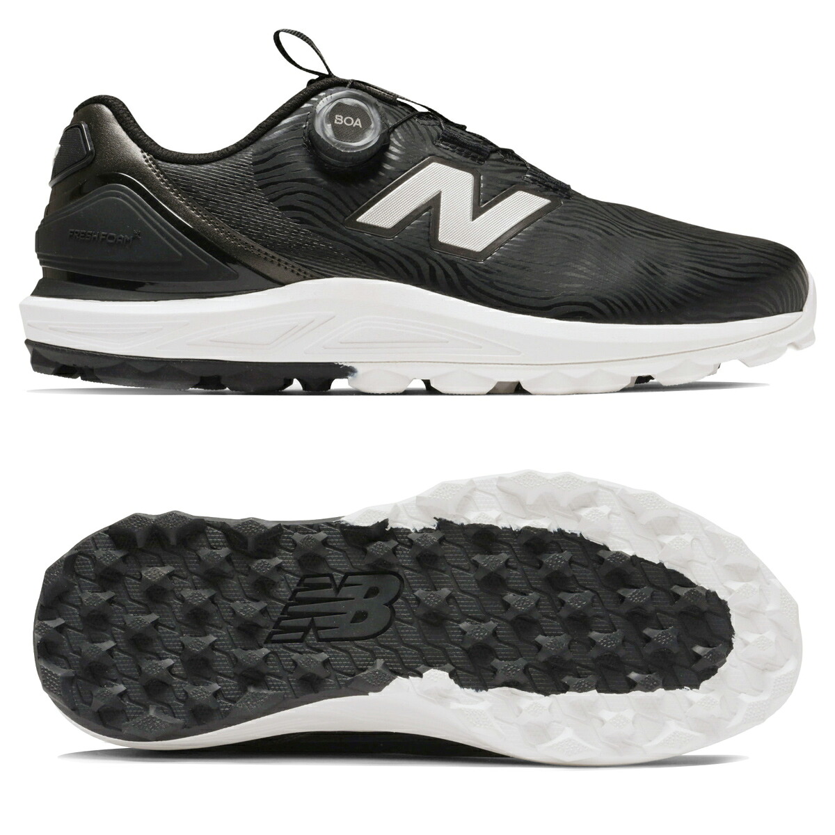 ニューバランスゴルフ ユニセックス FRESH FOAM X 2500 V5 SL BOA スパイクレス ボア ゴルフシューズ 靴幅 2E UG2500BC【26SS】｜パワーゴルフ（PowerGolf）