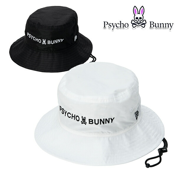 サイコバニー 2026年春夏モデル ユニセックス Psycho Bunny ハット NEW ERAコラボ pbmg601f 【26】