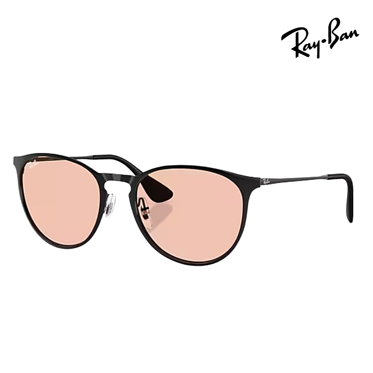 RayBan レイバン ユニセックス Erika Metal サングラス 3539002/5 54 カラー名称：BLACK/BLOWN【25FW】｜パワーゴルフ（PowerGolf）