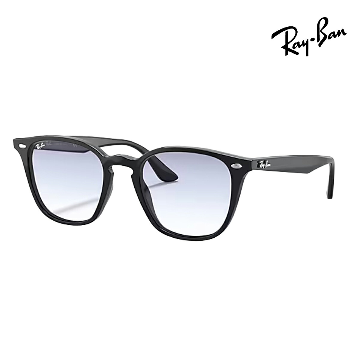 RayBan レイバン ユニセックス 4258F サングラス 4258F601/1952 カラー名称:BLACK/CLEAR GRADIENT LIGHT BLUE【25FW】|パワーゴルフ(PowerGolf)