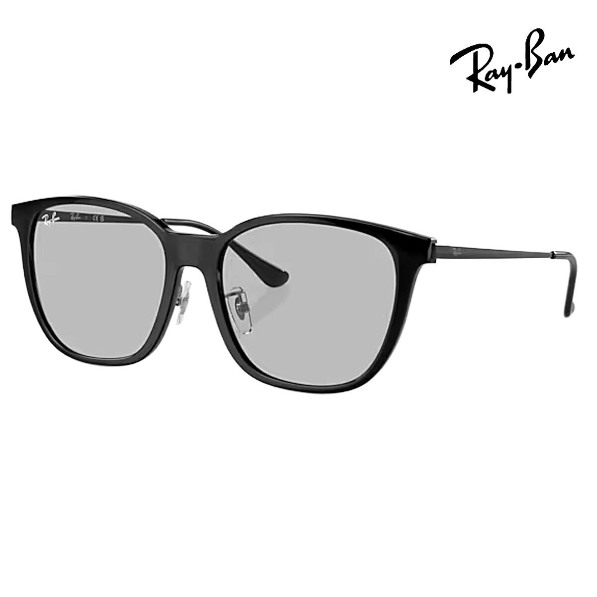 RayBan レイバン ユニセックス 4333D サングラス 4333D601/8755 カラー名称：BLACK/GREY【25FW】