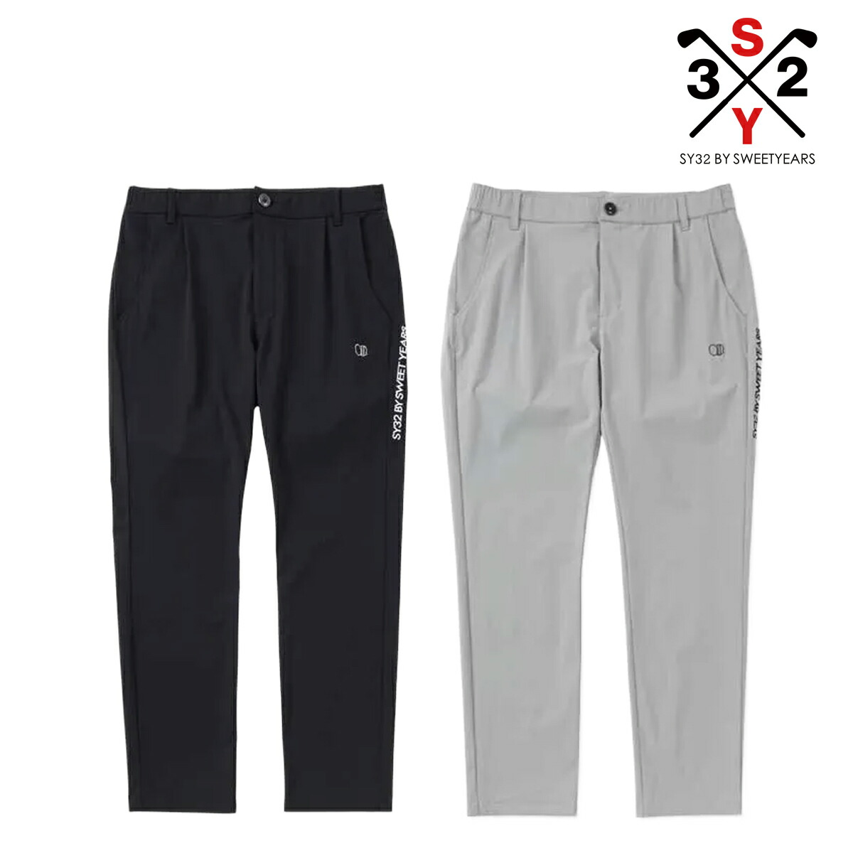 SY32 2026年春夏モデル メンズ MINI HERRINGBONE LONG PANTS パンツ SYG-26S1-47【26SS】
