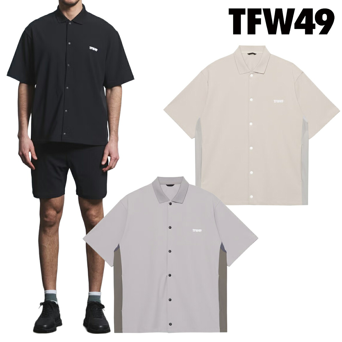 TFW49 2026年春夏ひな形 メンズ LUXURY SPORTY SHIRT 半袖プルオーバー T062610002【26SS】