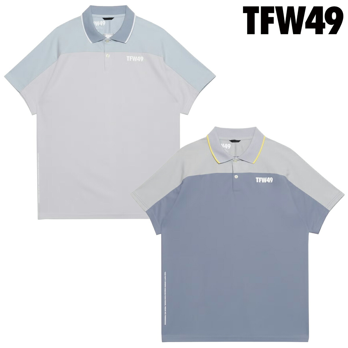 TFW49 2026年春夏ひな型 メンズ SIDE MESH POLO 半袖プルオーバー T102610022【26SS】