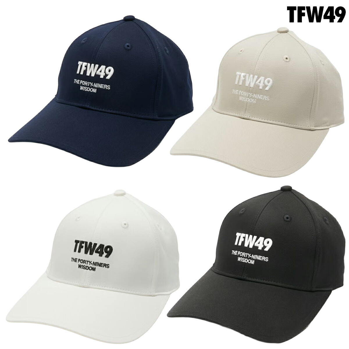 TFW49 2026年春夏モデル ユニセックス EMBROIDERY 6P CAP キャップ T132520030【26SS】|パワーゴルフ(PowerGolf)