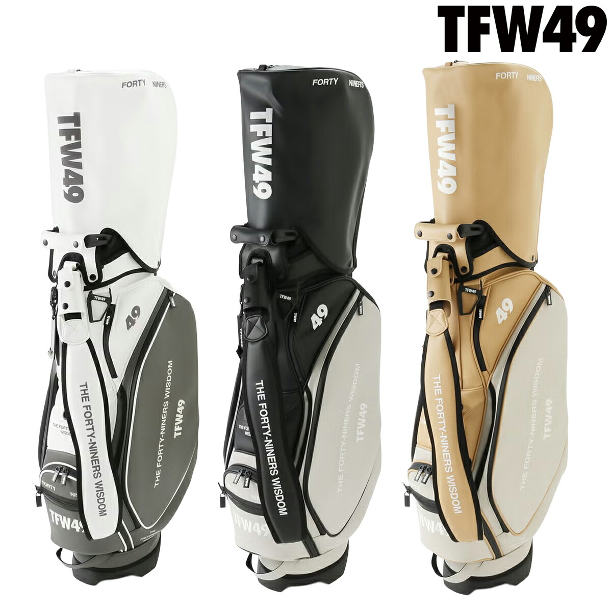 TFW49 2026年春夏ひな形 ユニ一発やる LEATHER CADDIE BAG キャディバッグ T132610004 キャディー御徒面子【26SS】