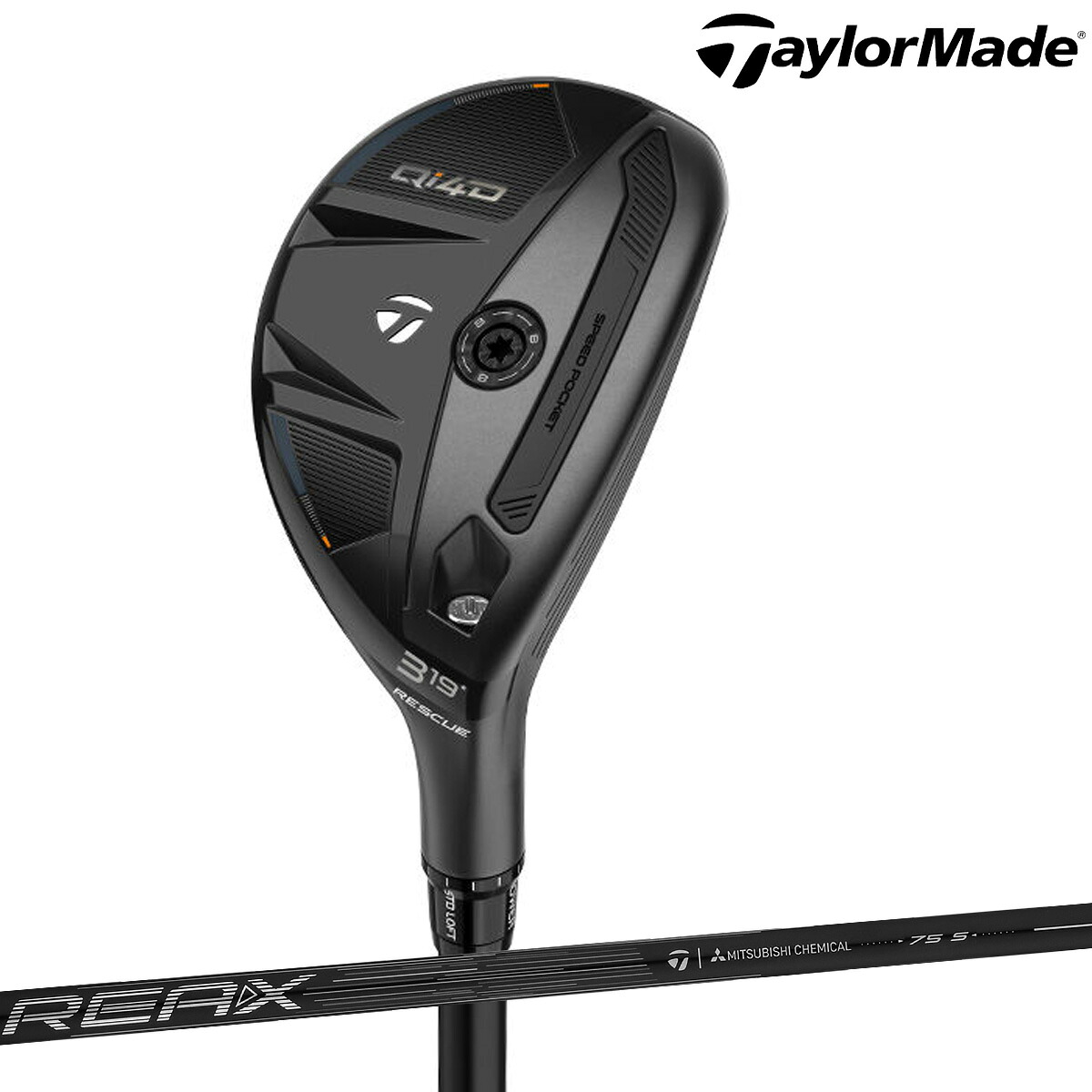 テーラーメイド メンズ Qi4D レスキュー REAX 75 カーボンシャフト ハイブリッド ユーティリティ【26SS】｜パワーゴルフ（PowerGolf） 37,180円