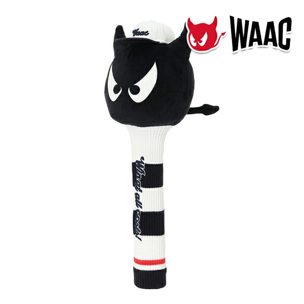 WAAC ユニセックス WACKKYドライバー用 ヘッドカバーUNISEX WAACKY DRヘッドカバー ブラック 072262860【26SS】