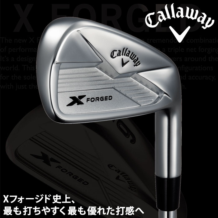 (Callaway) スチールシャフト X 【送料無料】 キャロウェイ 18 フレックス:S200 Dynamic Gold フォージド アイアンセット6本組 (#5-PW) 【日本正規品】