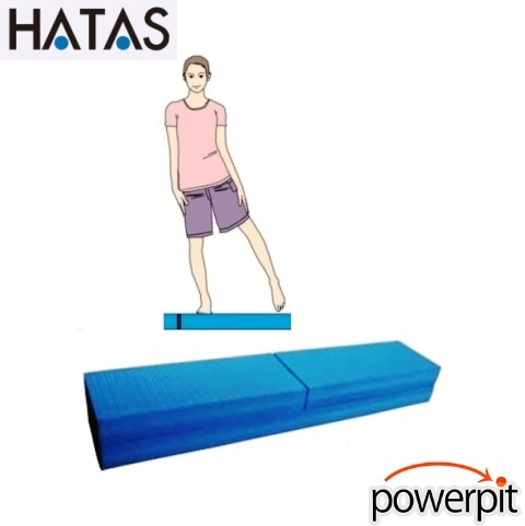 HATAS DBB250 バランスビーム 体幹 コア インナーマッスル 腹筋 背筋 腰 骨盤 内転筋 内もも 美姿勢 筋トレ 筋力トレーニング リハビリ ロコモティブシンドローム フレイル 転倒予防 要介護予防 バランスボード 秦運動具工業 自宅トレーニング｜パワーピット店