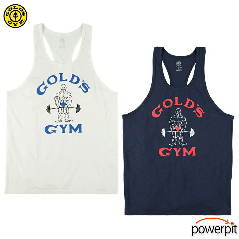 楽天市場】【正規品】GOLD'S GYM Classic Stringer Tank Top ゴールド