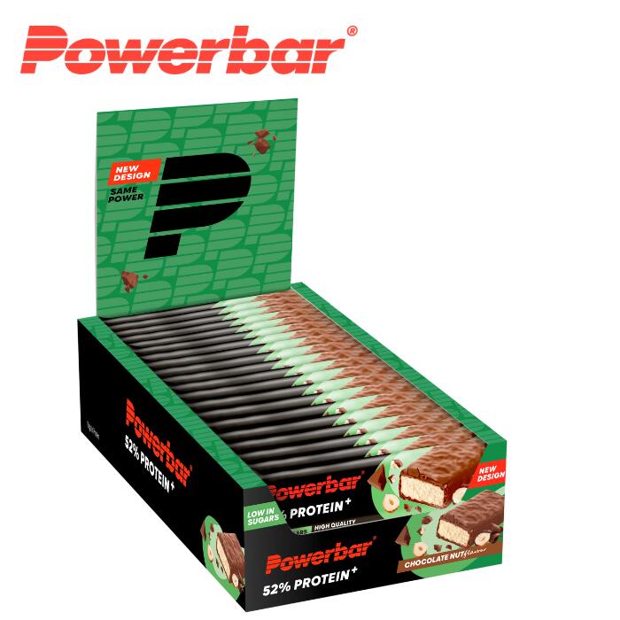 Powerbar パワーバー 52%プロテインプラス チョコレートナッツ パック売り(20本入り)