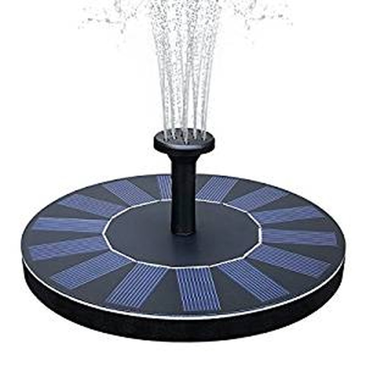 684円 【正規逆輸入品】 丸型ソーラー池ポンプ アタッチメント複数付き ソーラーパネル一体型 水面に設置 JL-H5008MARU 送料無料