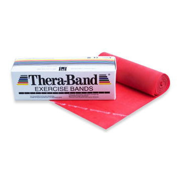 Thera-Band セラバンド エクササイズバンド レッド（強度2）6ヤード（5.4m)画像
