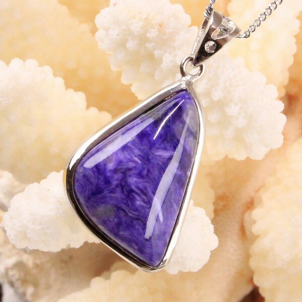 チャロアイト ペンダント｜チャロ石 チャロアイト Charoite ネックレス Necklace 首飾り ペンダント ネックレス Pendant｜メンズ レディース 限定 一点物 チャロアイト