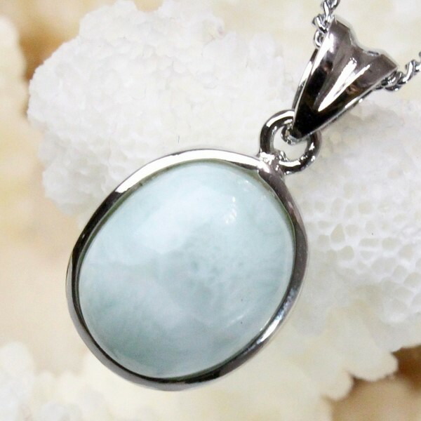 ラリマー ペンダント｜ラリマー 曹灰針石 Larimar ペクトライト Pectolite ネックレス Necklace ペンダントトップ ネックレス｜メンズ Men's レディース Ladies 天然石 海外直輸入価格 ラリマー