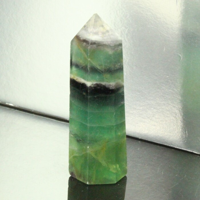 楽天市場】フローライト AAAA ポイント 六角柱【約35g前後】□マルチ