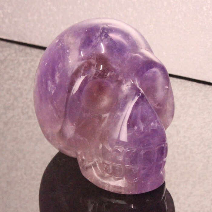 楽天市場】【現品お届け！動画あり】ケープアメジスト スカル ドクロ