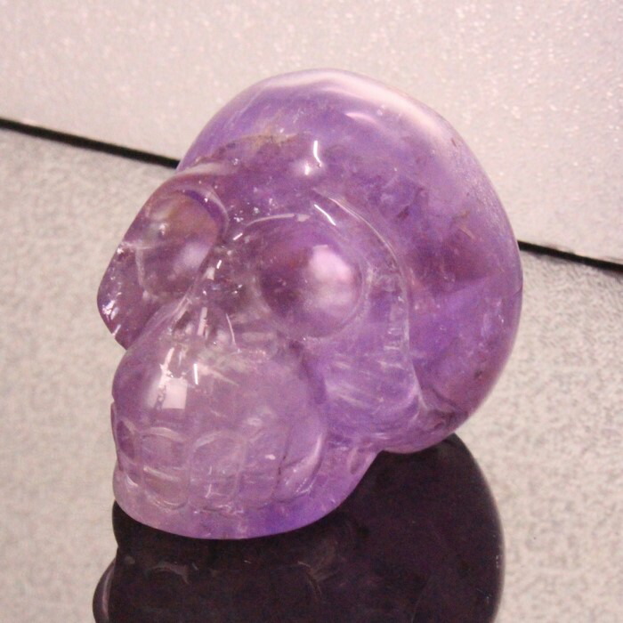 楽天市場】【現品お届け！動画あり】ケープアメジスト スカル ドクロ
