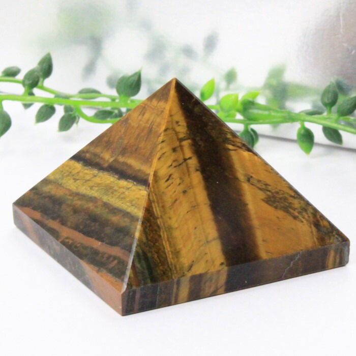 タイガーアイ ピラミッド｜Tigereye 虎目石 キャッツアイ タイガーアイ クラスター 置物 Pyramid 鉱石 開運 インテリア 原石 石 ピラミド｜メンズ レディース パワーストーン 天然石 海外直輸入価格 タイガーアイ パワーストーン 原石 天然石