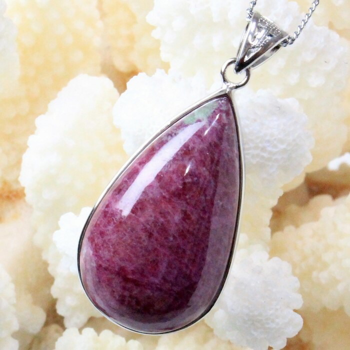 ルビーインゾイサイト ペンダント｜アニョライト Ruby in Zoisite ルビーインゾイサイト ネックレス ペンダントトップ Pendant ペンダント Necklace｜メンズ Men's レディース 天然石 限定 一点物 ルビーインゾイサイト