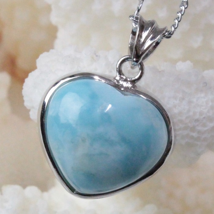 ラリマー ペンダント｜Larimar ペクトライト 曹灰針石 Pectolite ラリマー ネックレス ペンダントトップ Pendant ネックレス ペンダント Necklace｜メンズ レディース 天然石 海外直輸入価格 ラリマー パワーストーン ペンダント 天然石