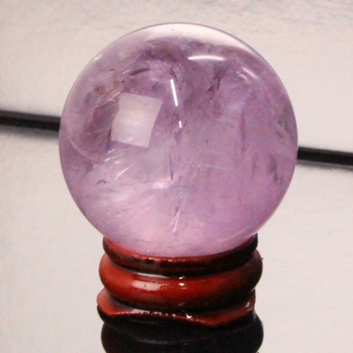 紫水晶　アメジスト　水晶玉　丸玉　天然石　パワーストーン 楽天市場】【45mm玉】アメジスト 丸玉｜アメシスト Amethyst 紫水晶