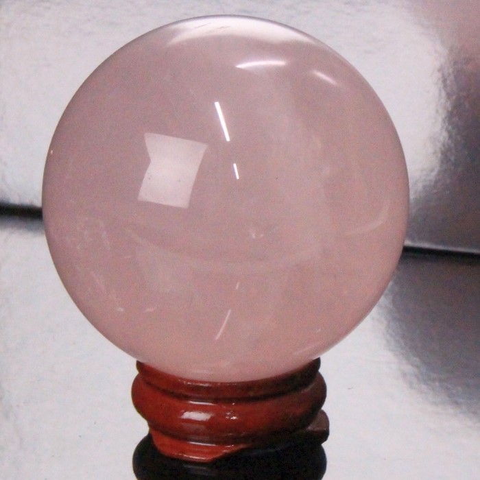 楽天市場】【71mm】ローズクォーツ 丸玉 ピンク 紅水晶 Rose Quartz 