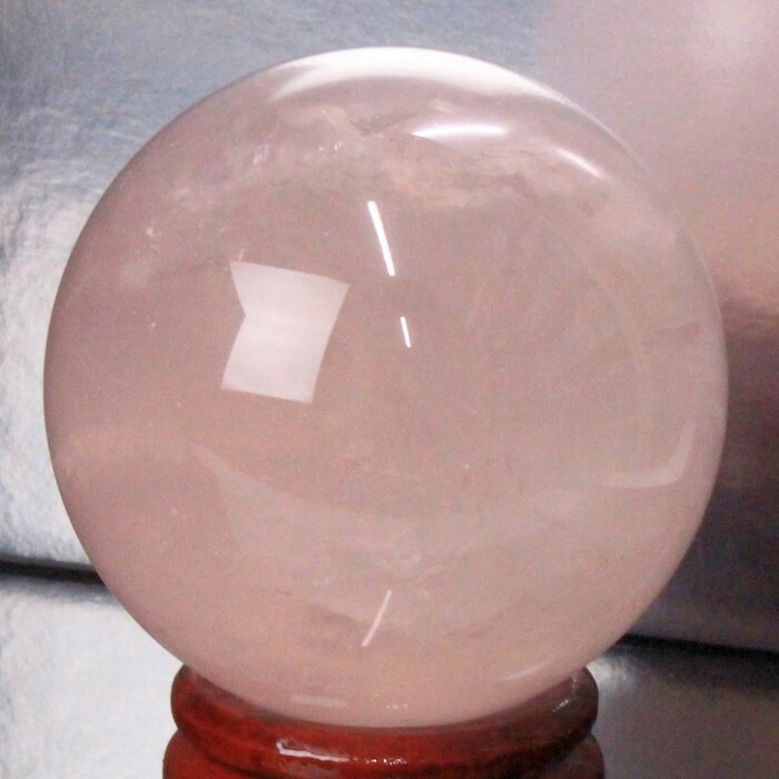 ローズクォーツ 丸玉｜Rose Quartz 紅水晶 ローズクォーツ 原石 球体 大玉 丸玉 Circle Ball 水晶玉 球 置物 台座 水晶球 玉｜メンズ レディース 一点物 パワーストーン ローズクォーツ【68mm玉】