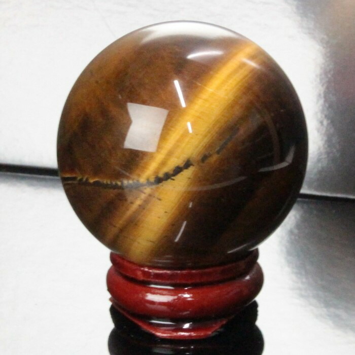 楽天市場】天然石置き玉 タイガーアイ丸玉 運気上昇する 金運 開運