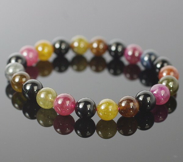 トルマリン ブレスレット 天然石アクセサリー トルマリン|トルマリン 電気石 Tourmaline ルベライト ショール 【Bracelet 腕輪 ブレスレッド バングル Breath Rosary 】メンズ 数珠 レディース Bracelet パワーストーン 天然石 海外直輸入価格 |【ポイント割引商品】
