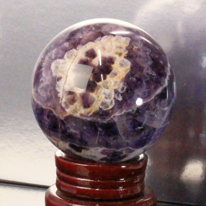 【特大サイズ 87mm玉】アメジスト 丸玉｜Amethyst アメシスト 紫水晶 アメジスト 原石 球 置物 台座 球体 水晶玉 大玉 丸玉 Circle Ball 玉｜パワーストーン アメジスト 天然石 海外直輸入価格 アメジスト 【ポイント割引商品】｜パワーストーン 天然石 LuLu House